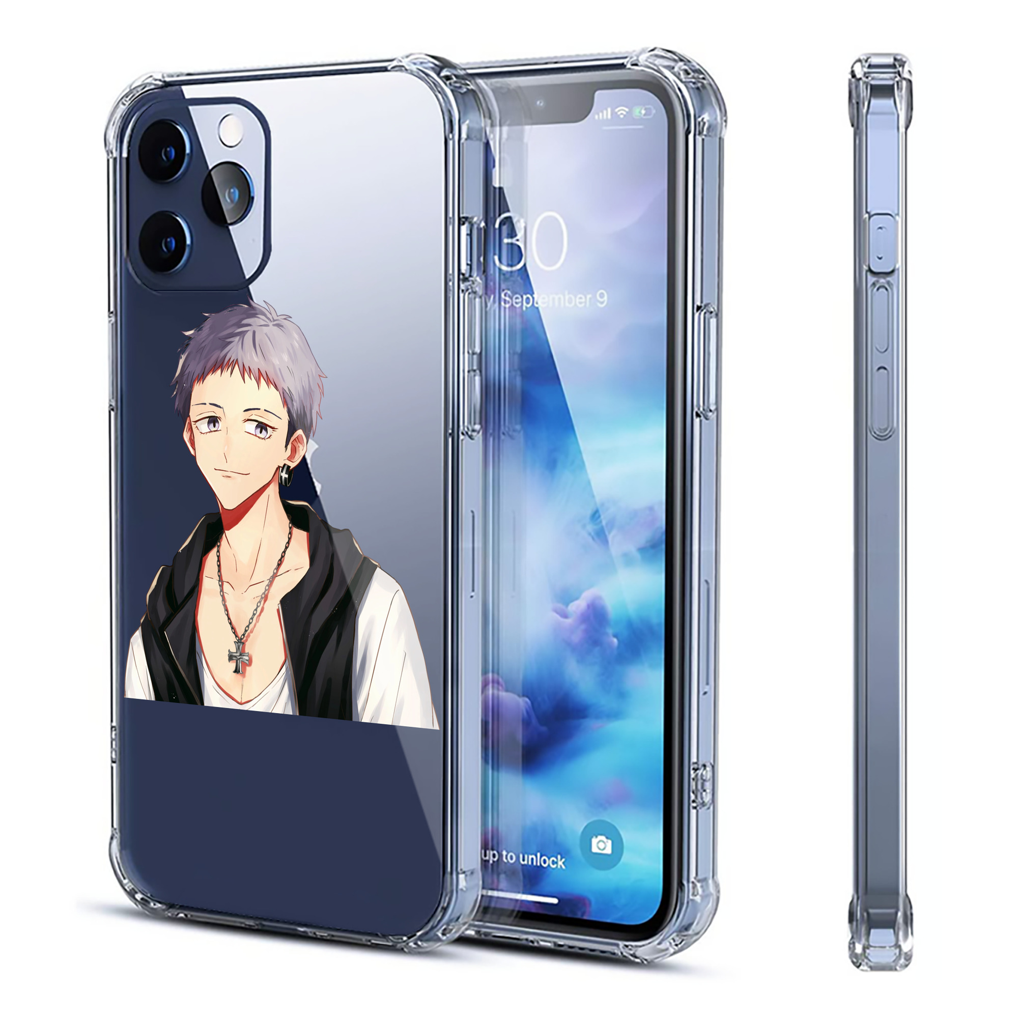 （画像用） 東京リベンジャーズ Tokyo Revengers 【iPhone 12シリーズ対応】透明スマホケース（クリアソフトケース）